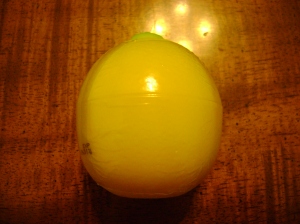 The Face Shop Fruit Ball Hand Cream in No. 3 Lemon
